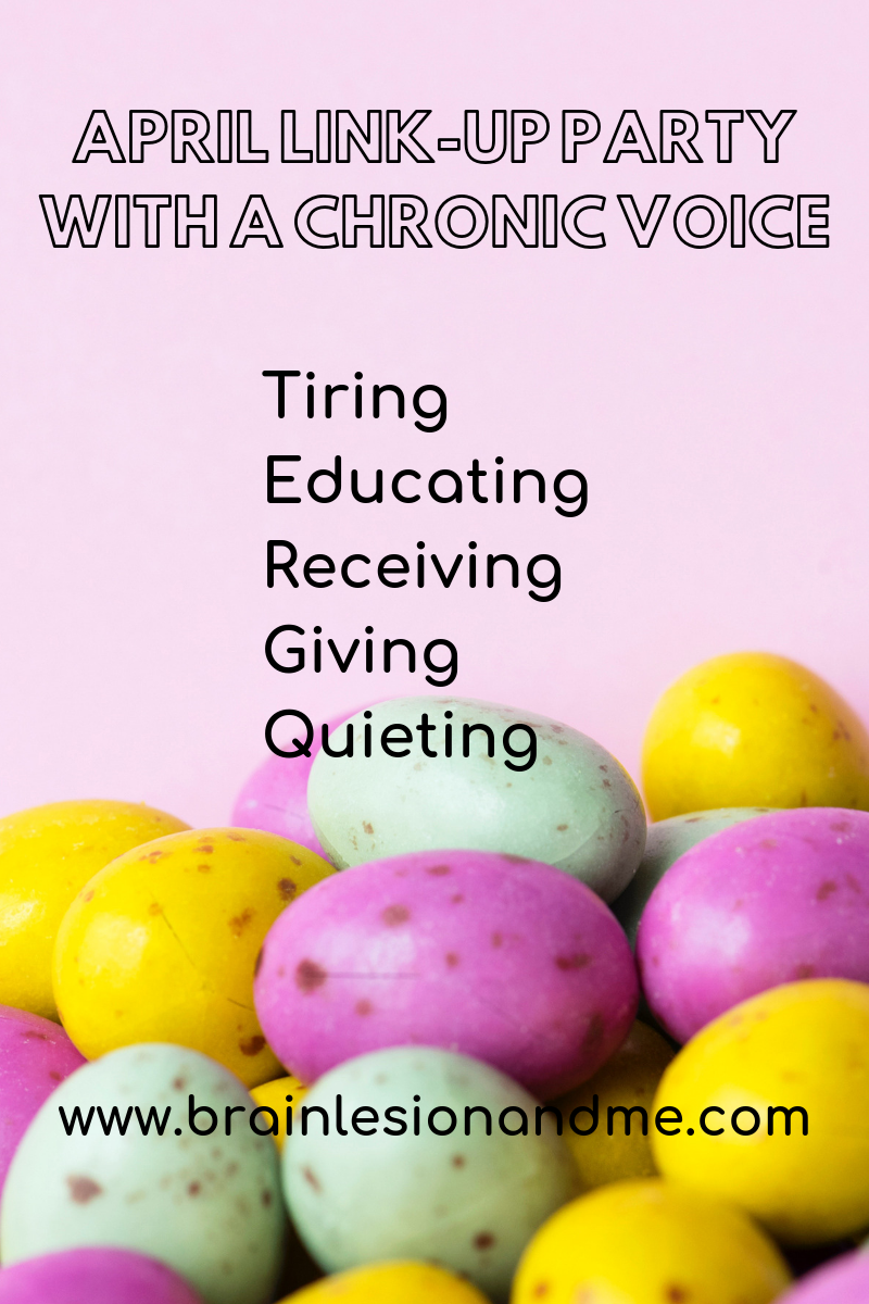 April Link-Up Party with A Chronic Voice