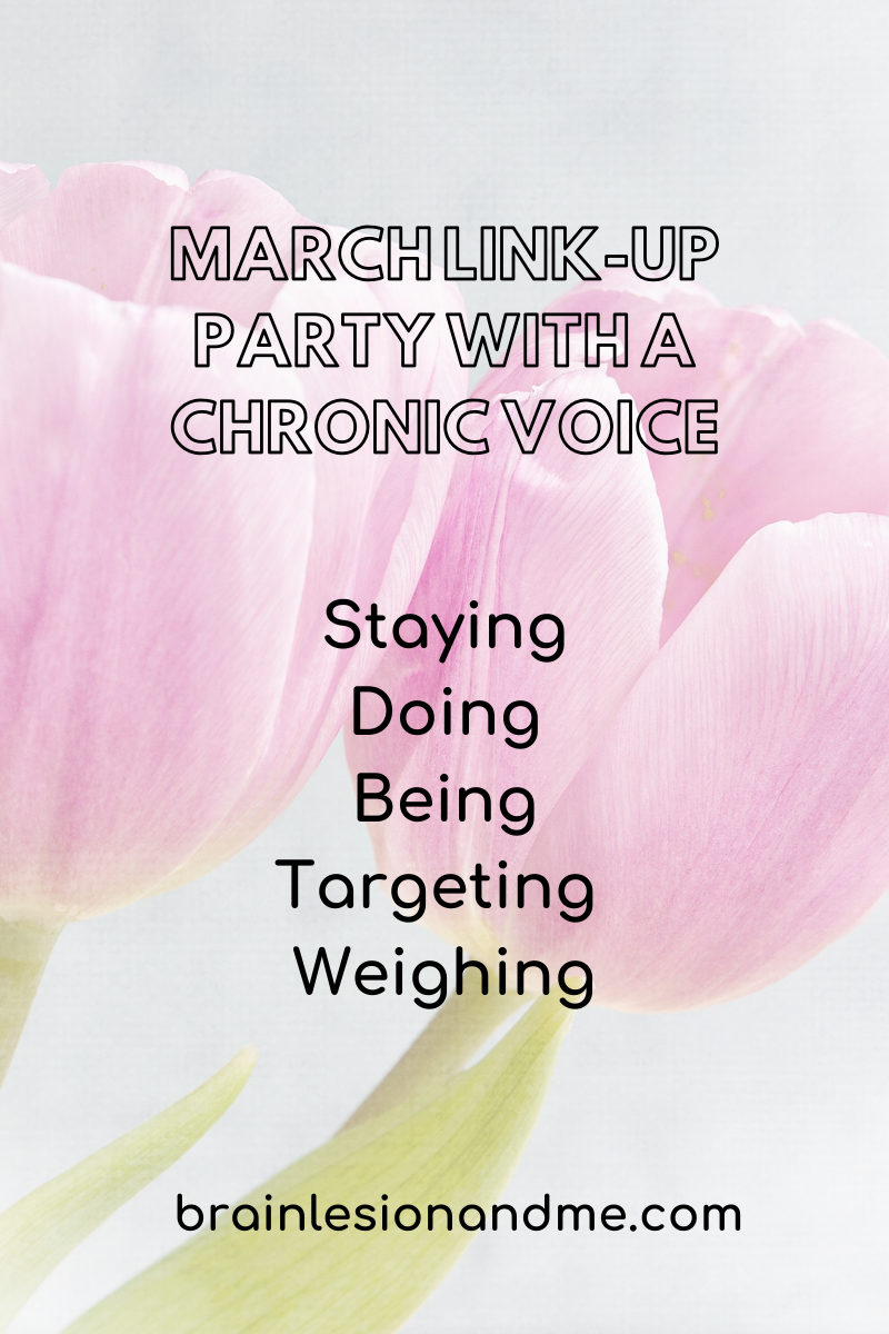 March Link-Up Party with A Chronic Voice